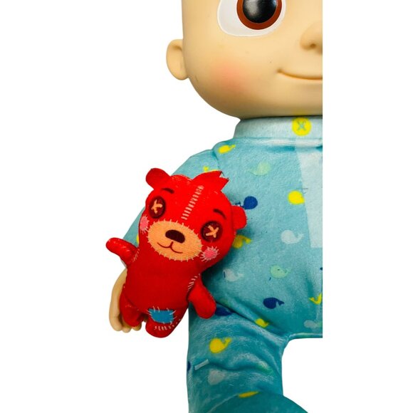 Cocomelon JJ Doll Detachable Teddy Bear Toy 12" Plush Toddler Toy Baby Talks Mus - Picture 4 of 5